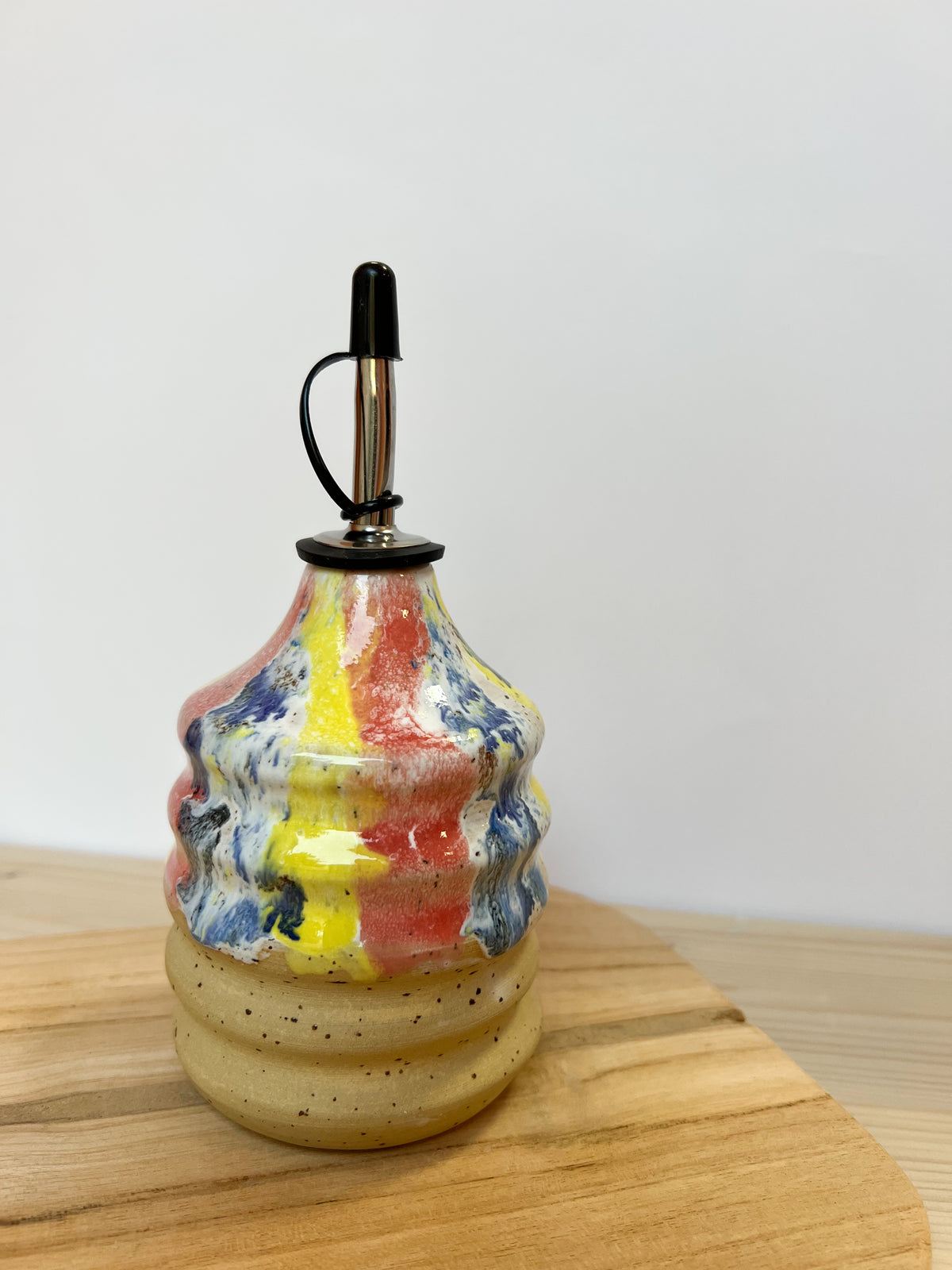 Essig-/Ölflasche Harlekin klein