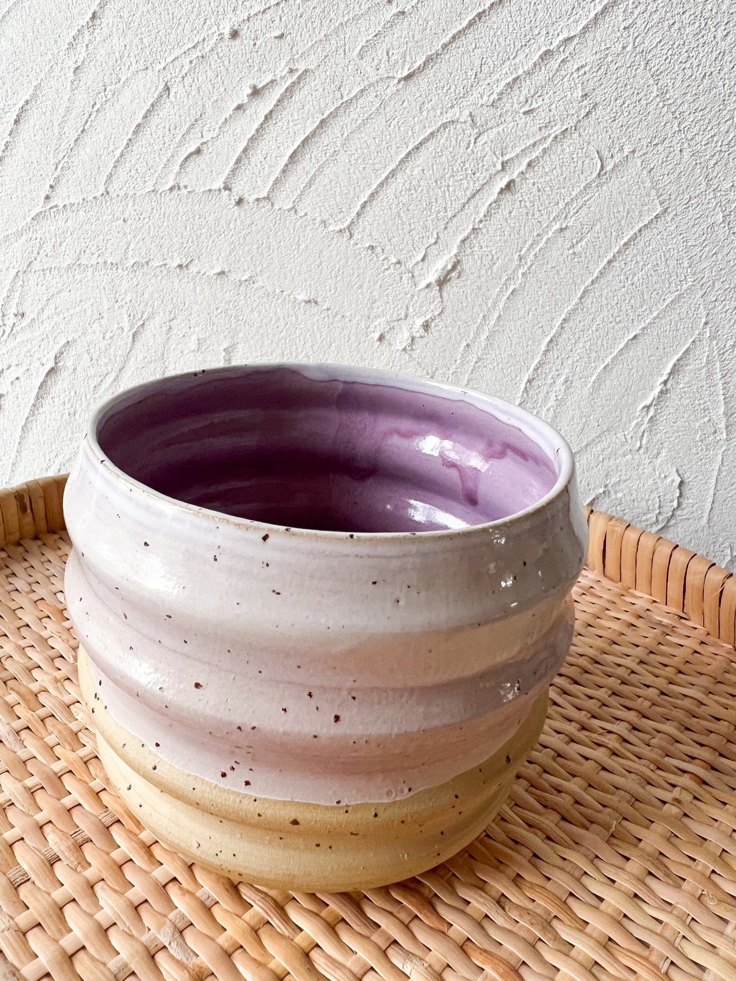 Becher Purple Spot gewellt