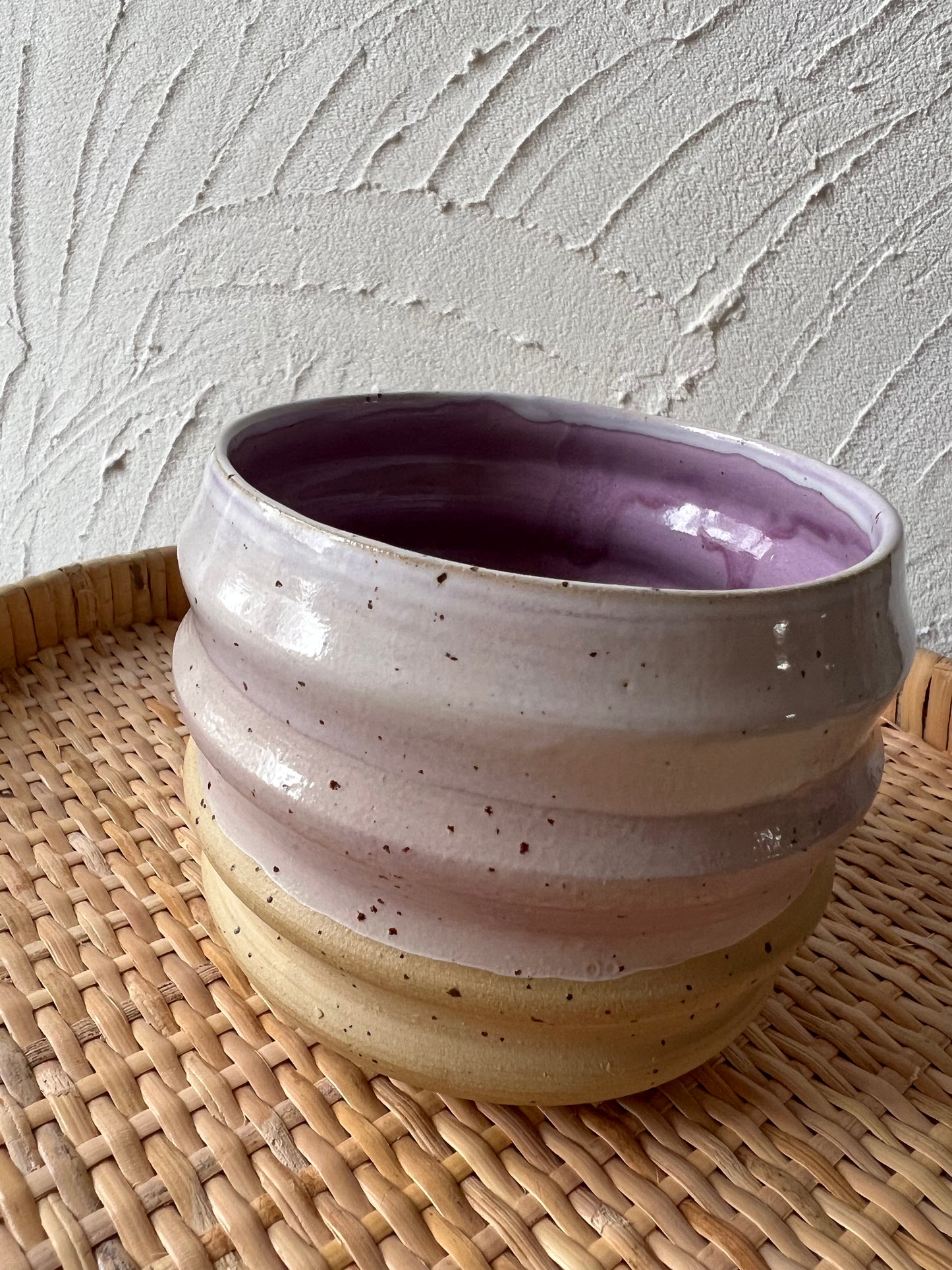 Becher Purple Spot gewellt