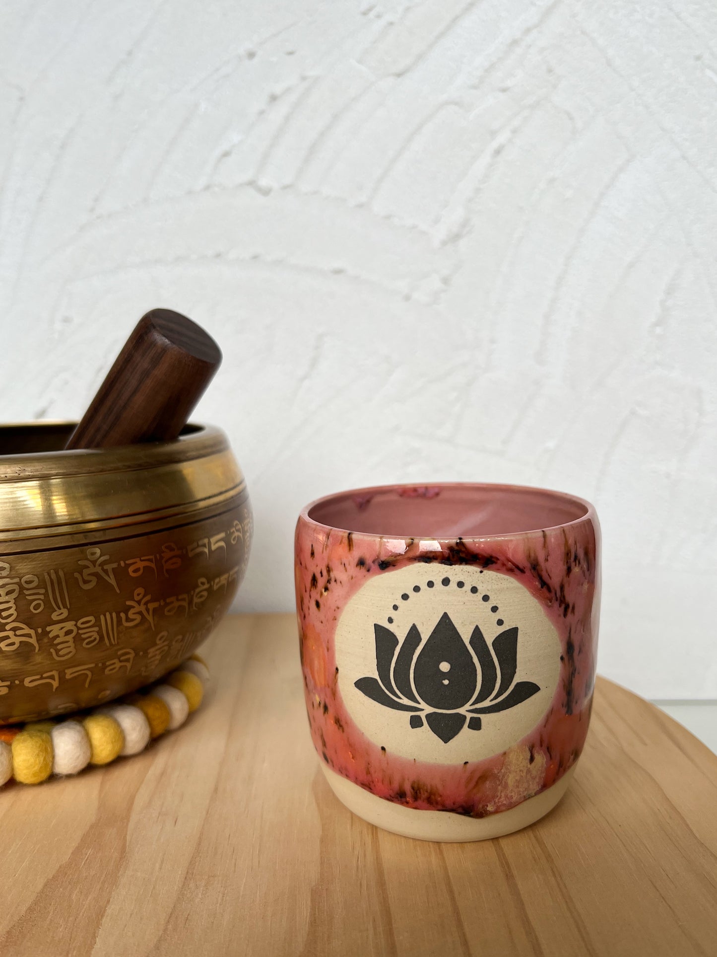 Becher Yoga - Lotusblume