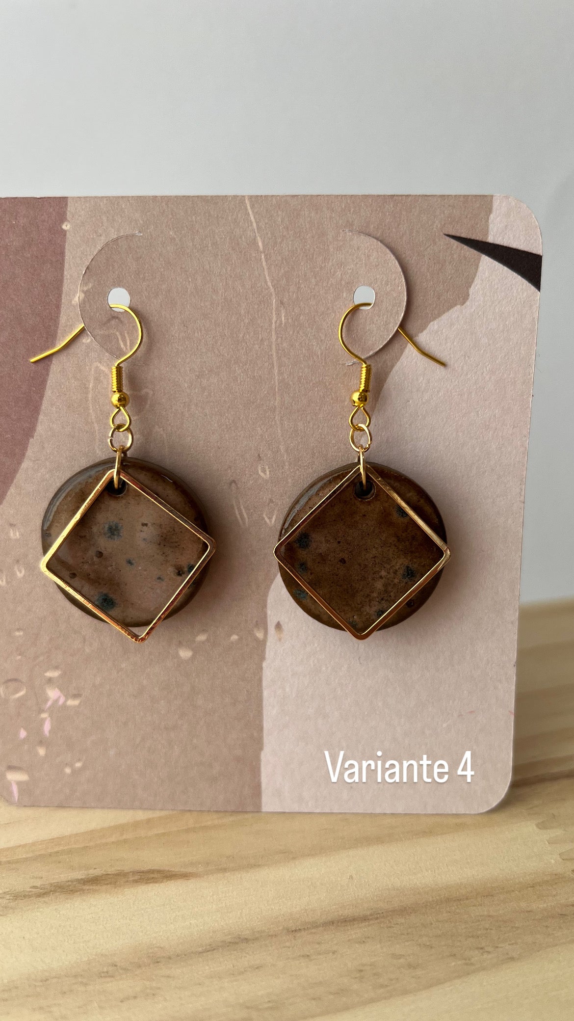 Handgemachte Keramikohrringe