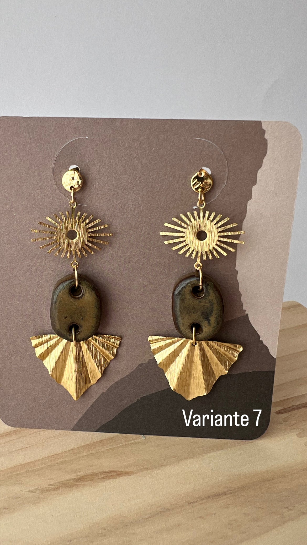 Handgemachte Keramikohrringe