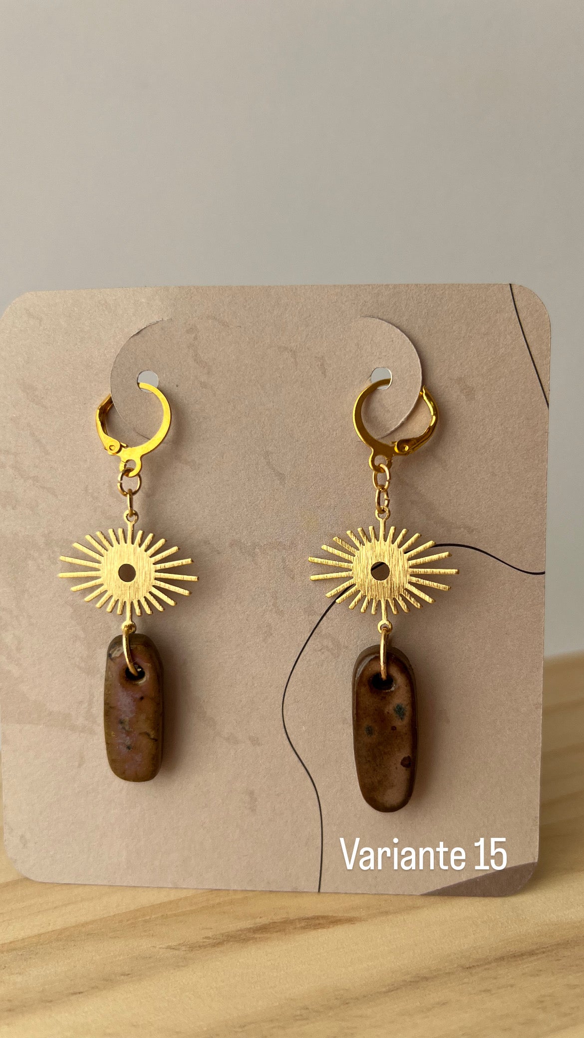 Handgemachte Keramikohrringe