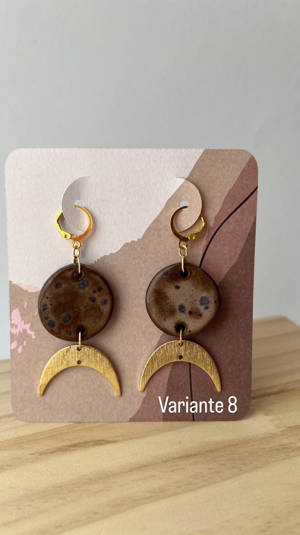 Handgemachte Keramikohrringe