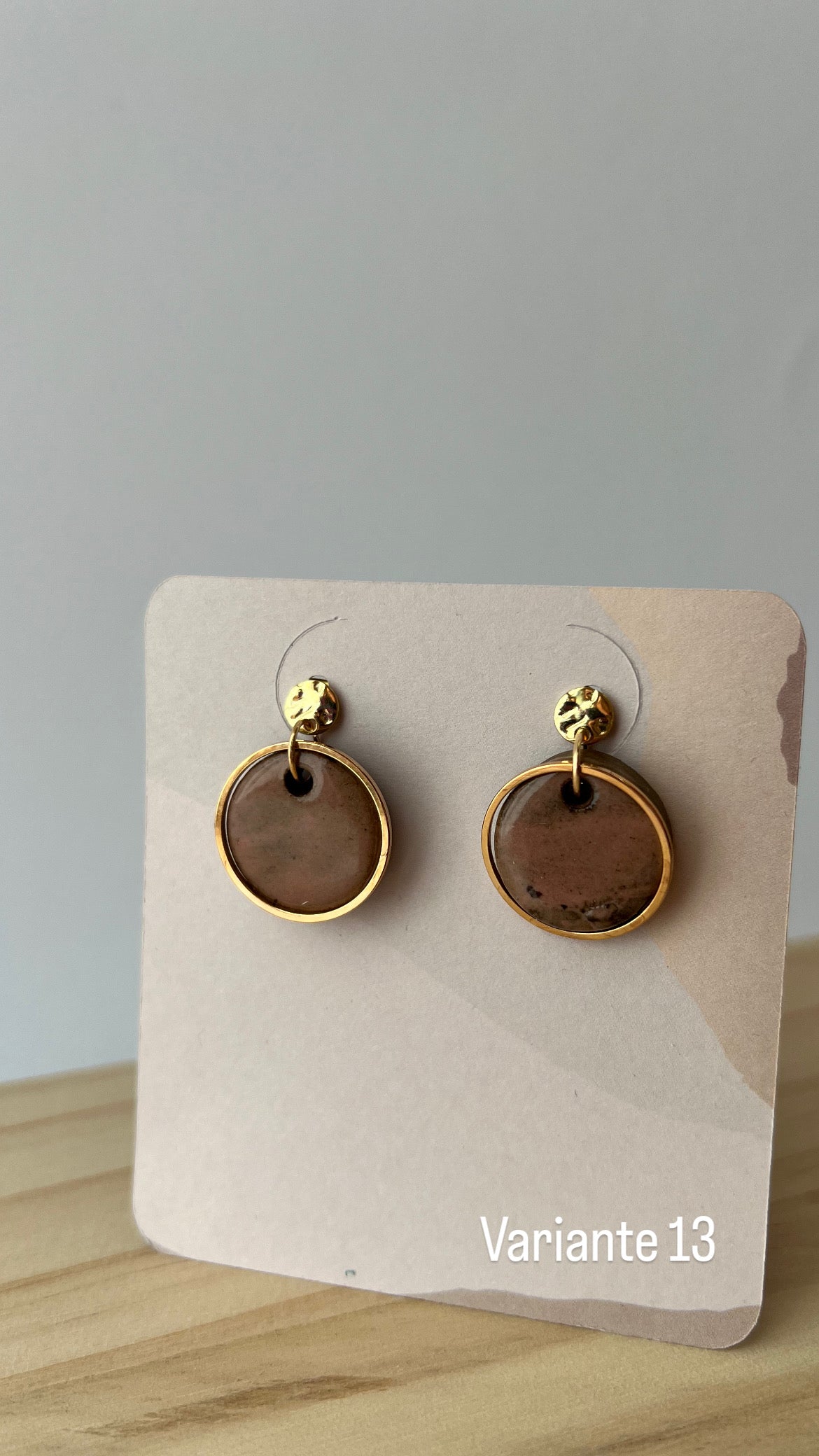 Handgemachte Keramikohrringe