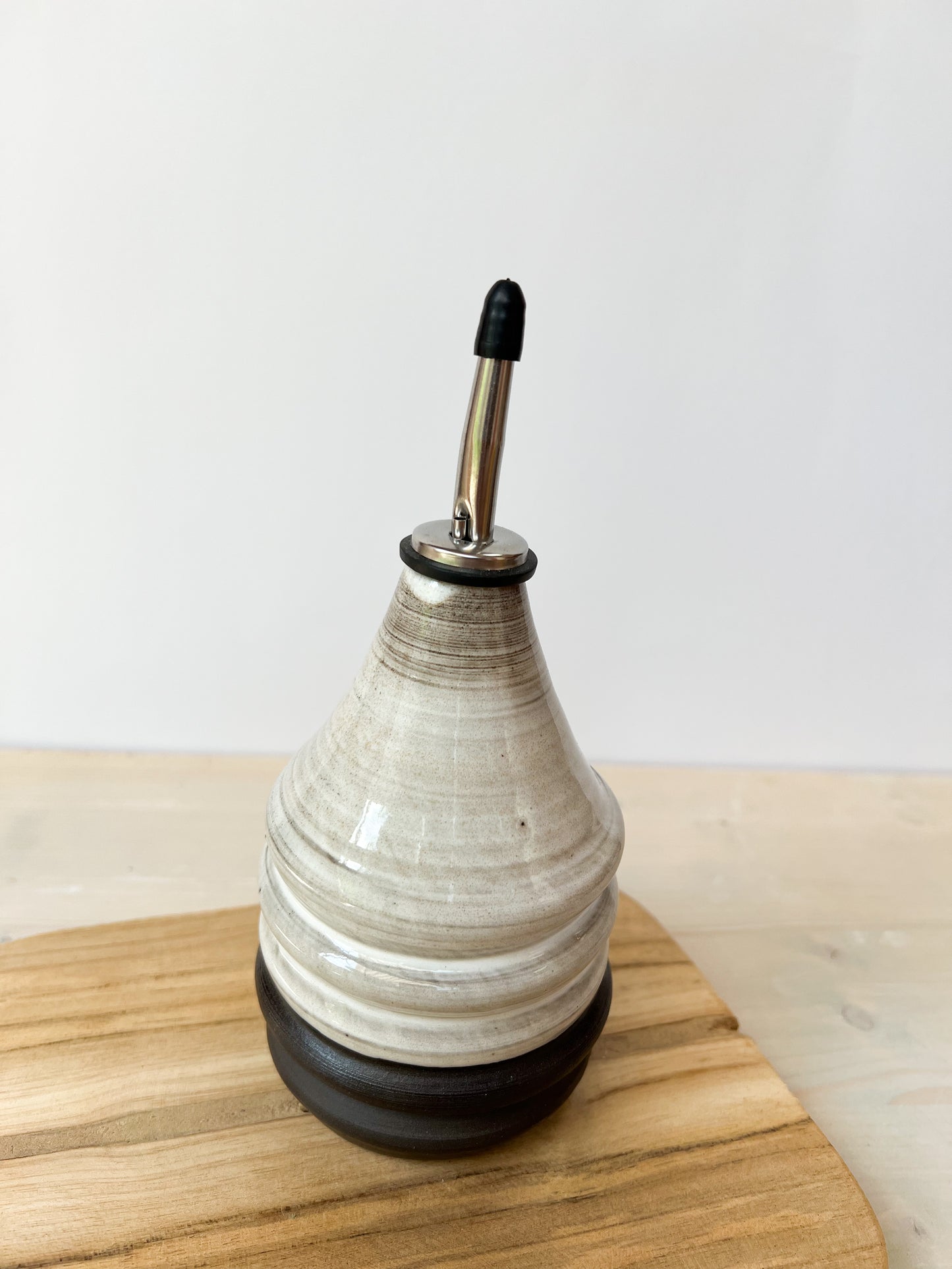 Essig-/Ölflasche black and white