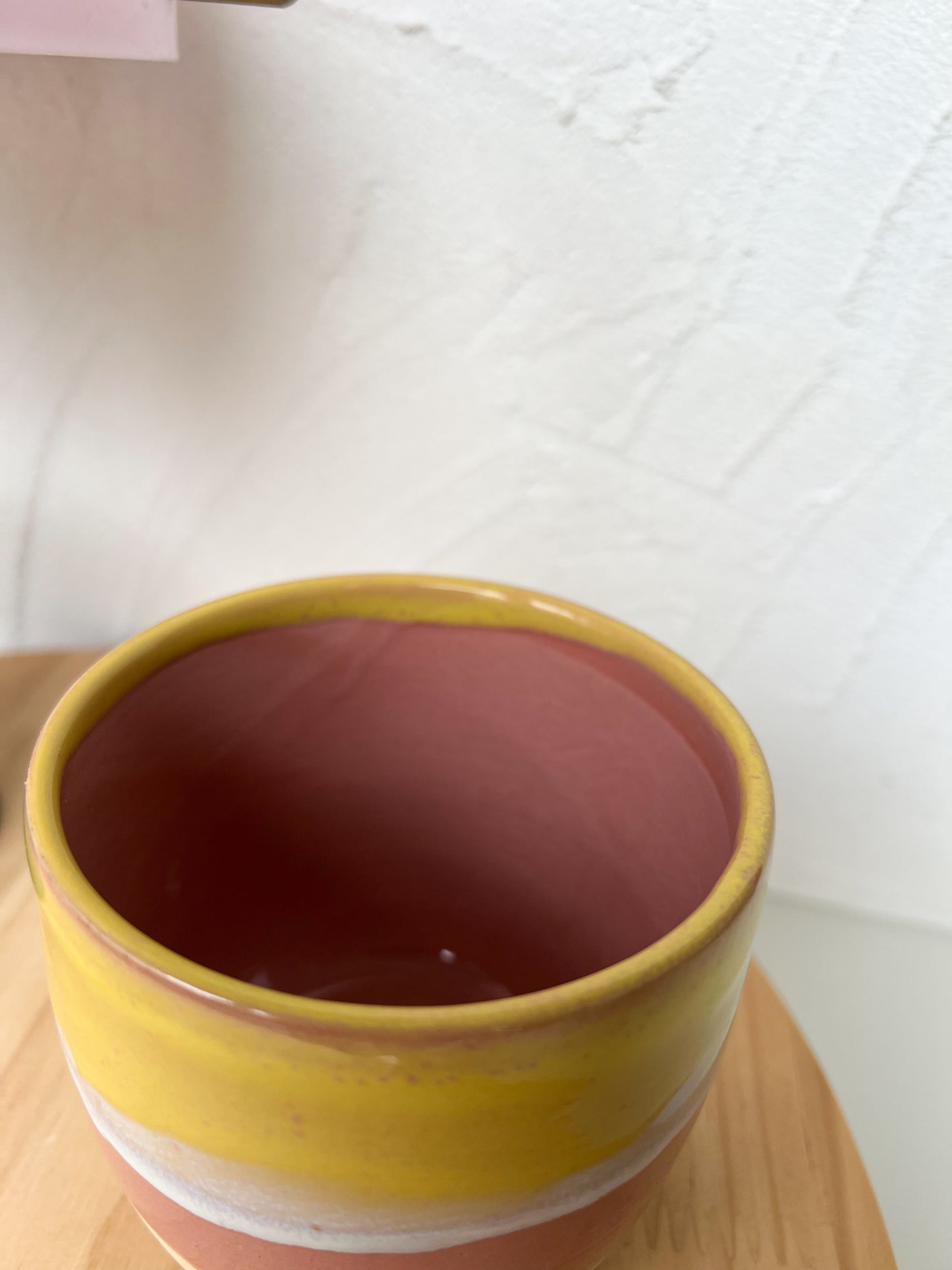 Becher Sandy Beach innen rosa