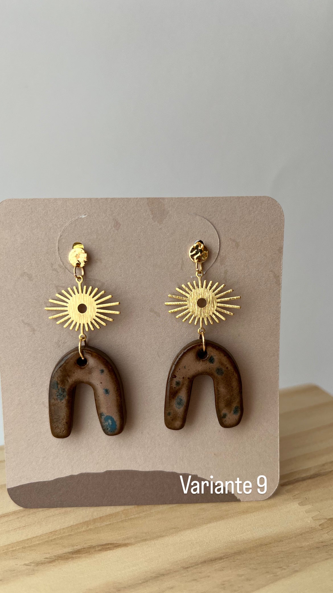 Handgemachte Keramikohrringe