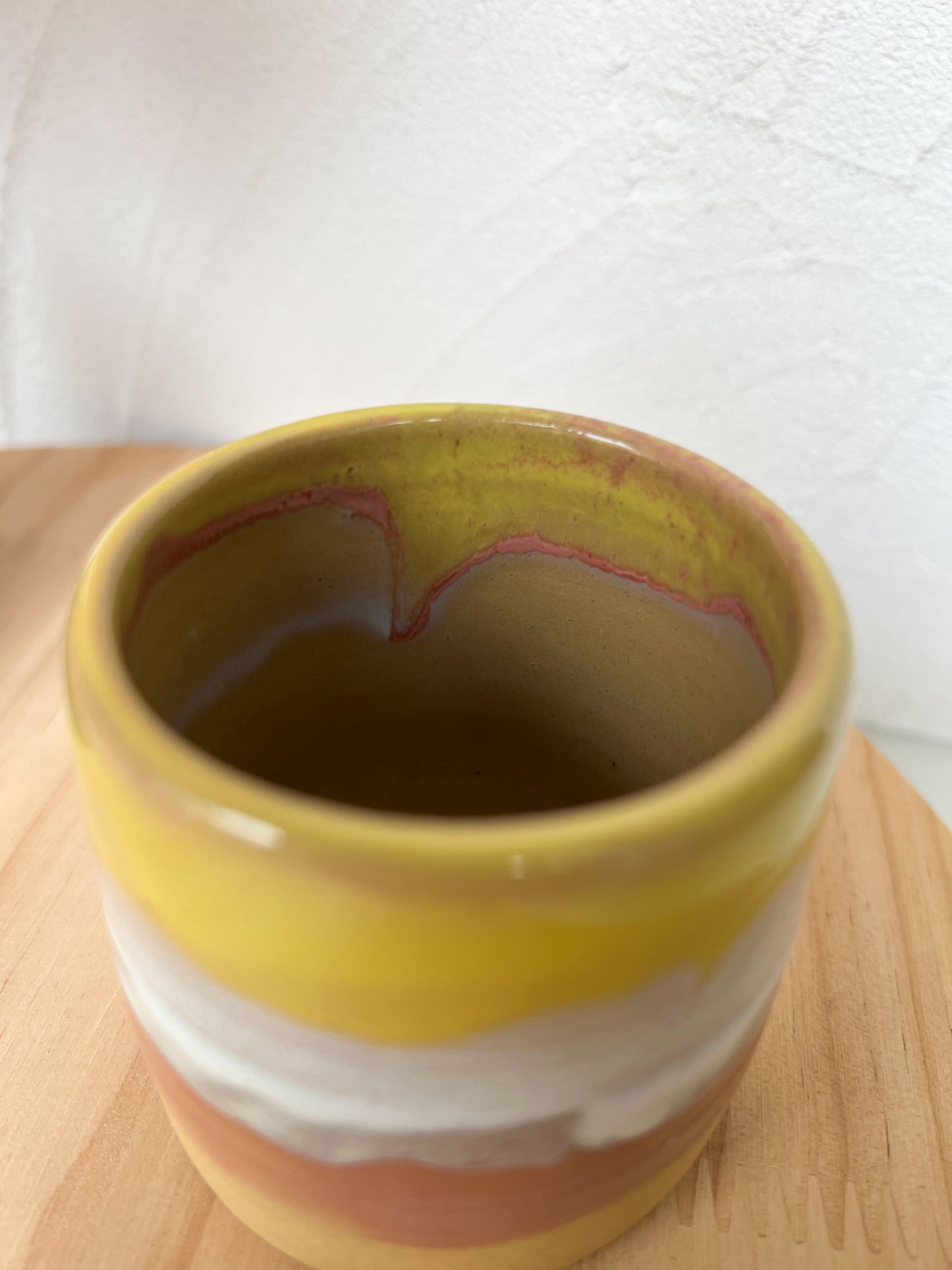 Becher Sandy Beach innen transparent