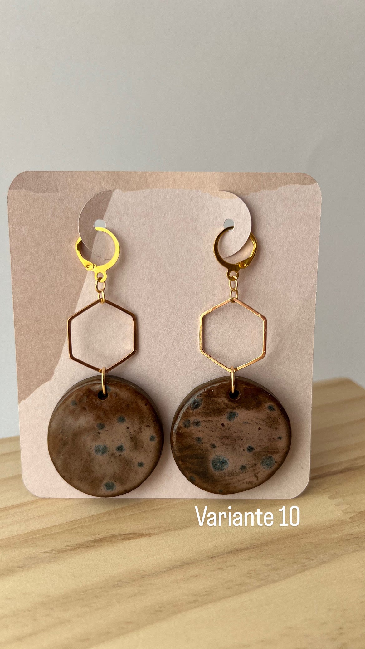 Handgemachte Keramikohrringe