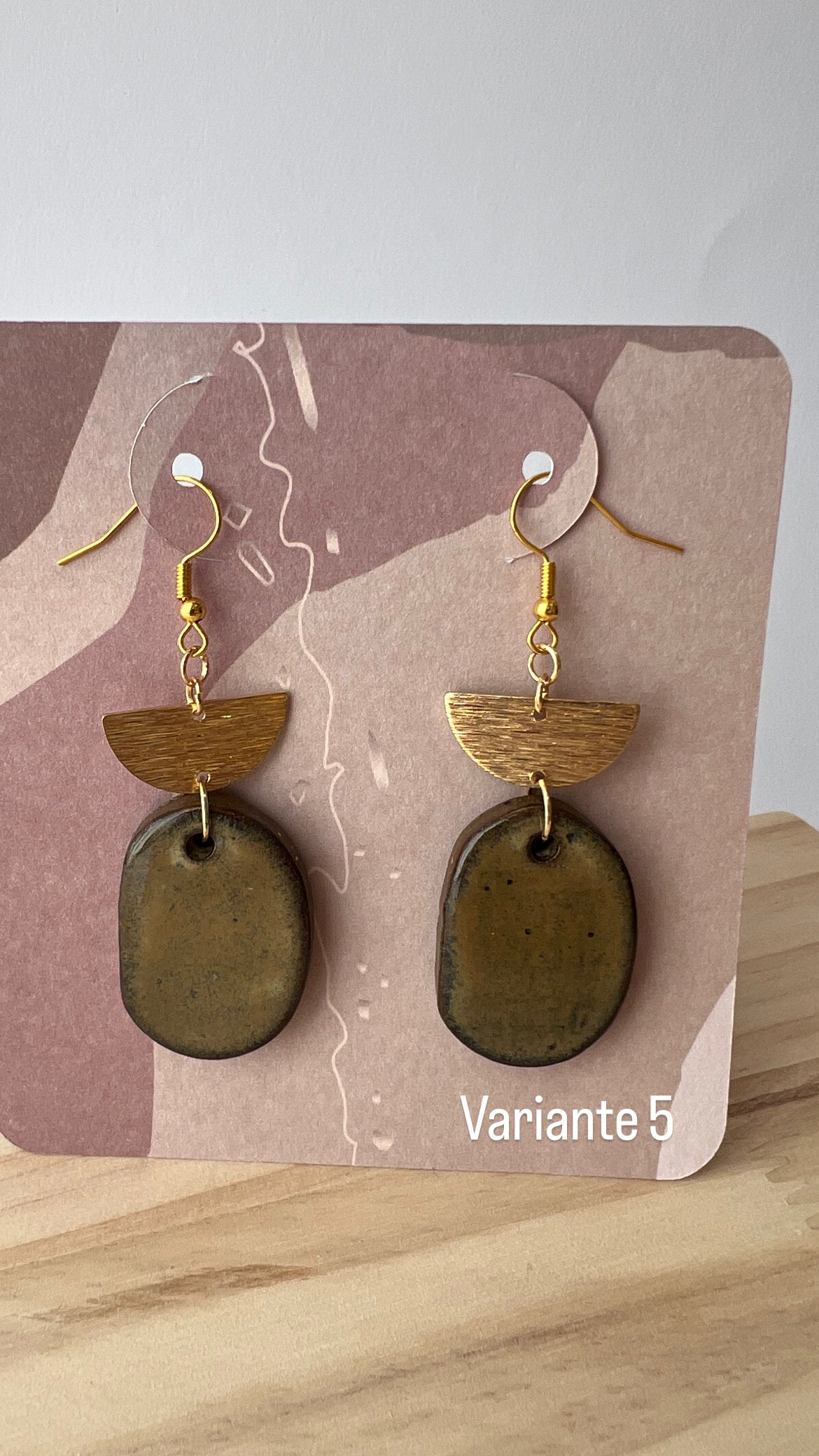 Handgemachte Keramikohrringe