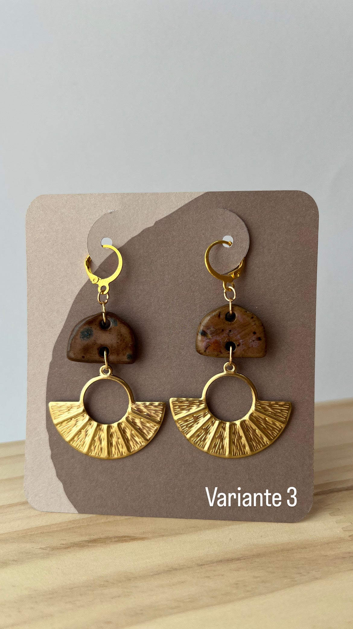 Handgemachte Keramikohrringe