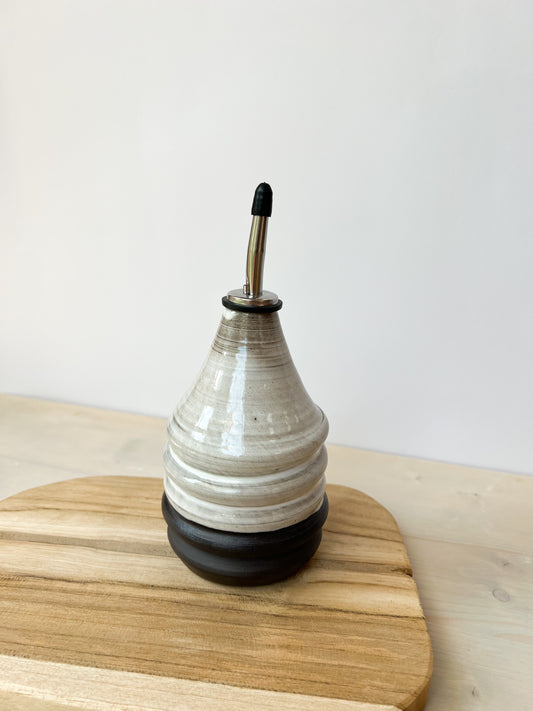 Essig-/Ölflasche black and white