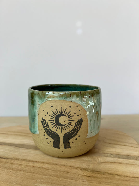 Becher Mond & Sonne groß