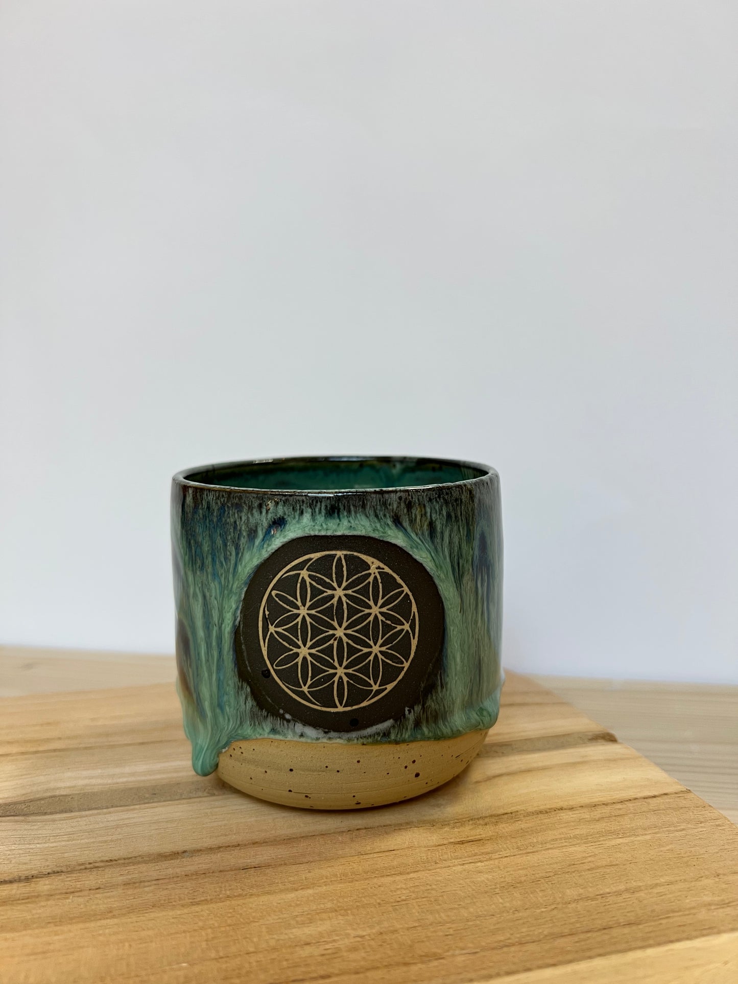 Becher Blume des Lebens