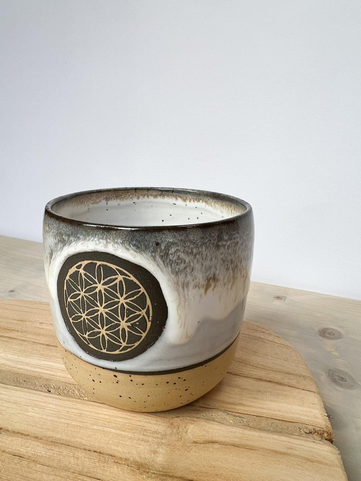 Becher Blume des Lebens