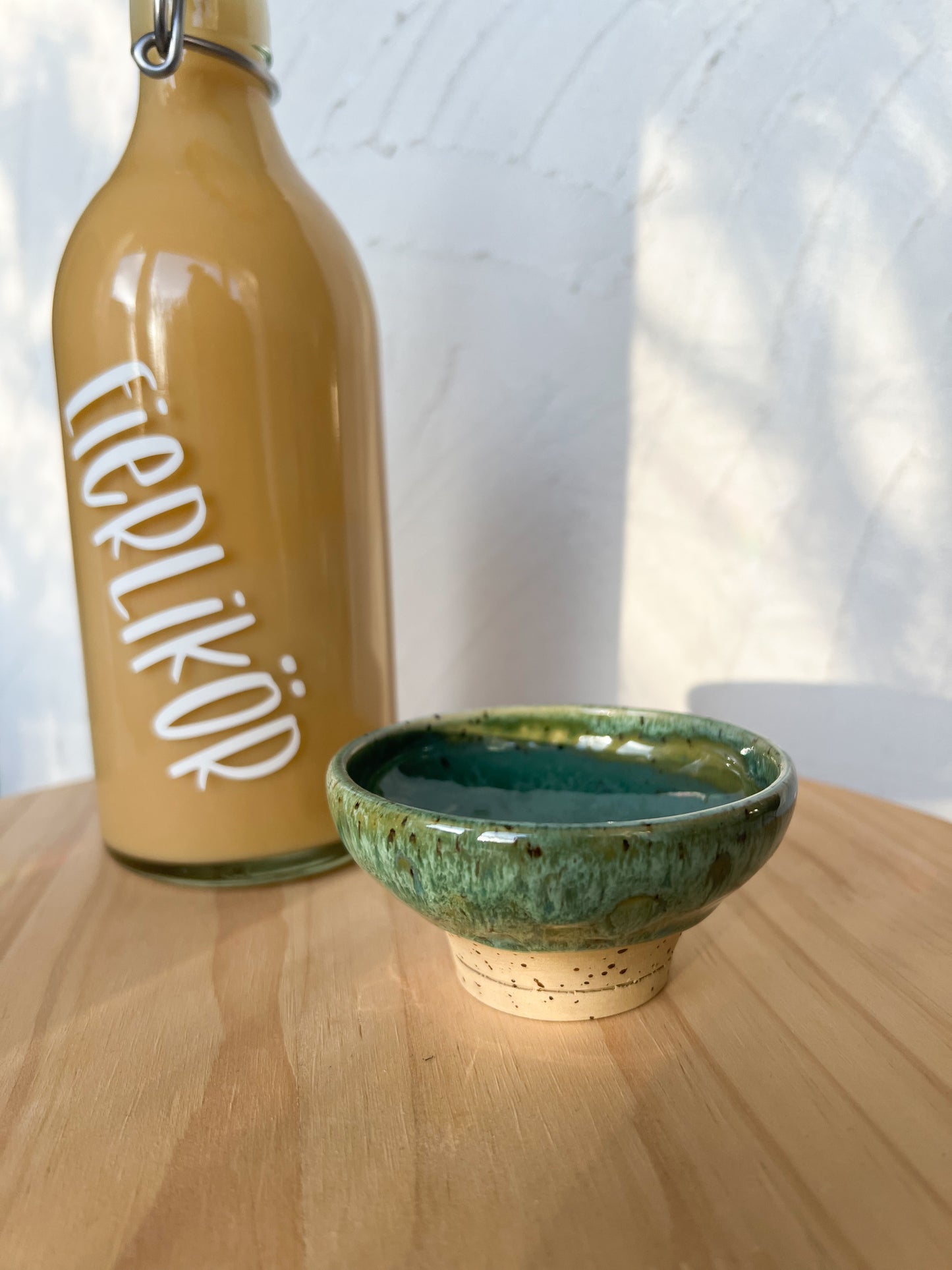 Eierlikörschale sea green