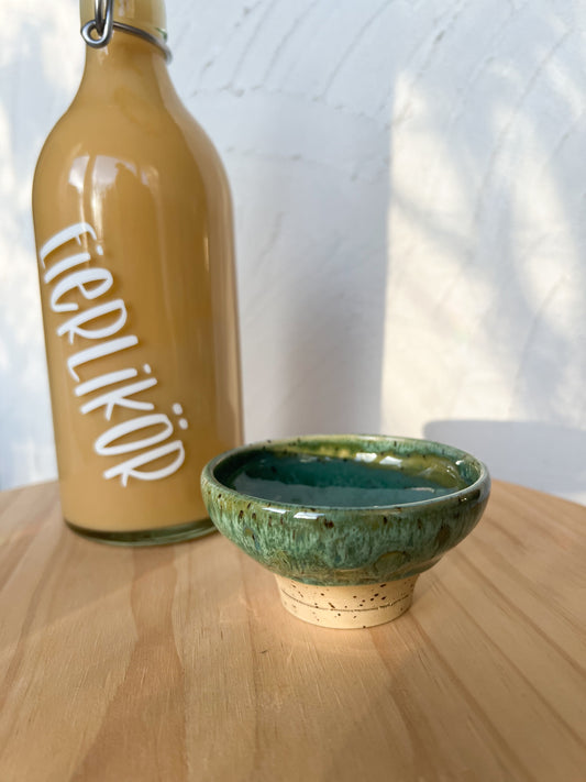 Eierlikörschale sea green