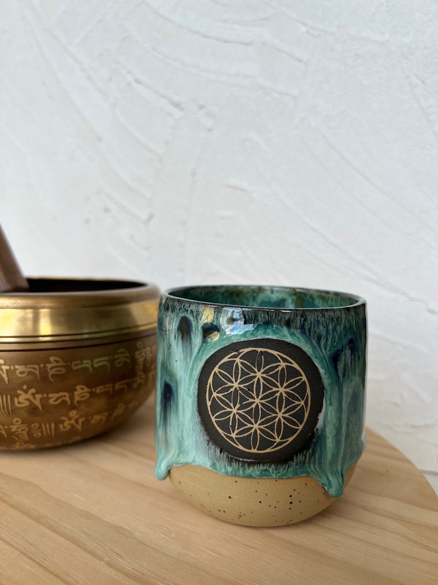Becher Blume des Lebens
