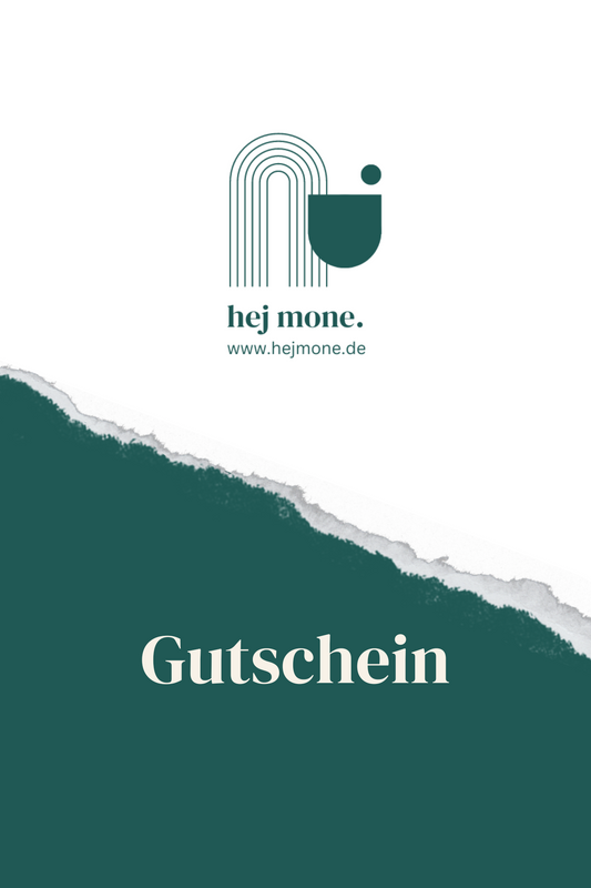 hejmone. Geschenkgutschein per Post